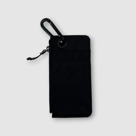 Athleta Card Case Wallet Black Card Holder - Picture 1 of 3